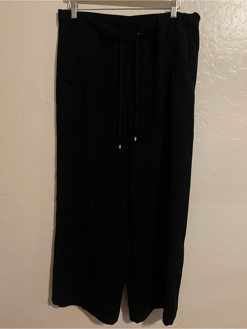 Zara Wide Leg Tie Waist Pants Size M
